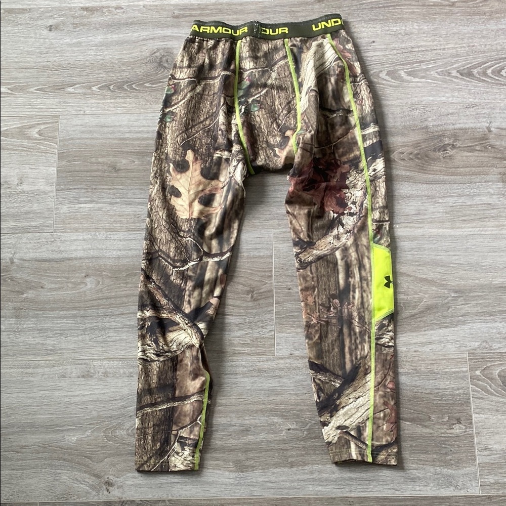 Under Armour Men's Camo EVO Scent Control Base Layer Pants Legging - Picture 7 of 7